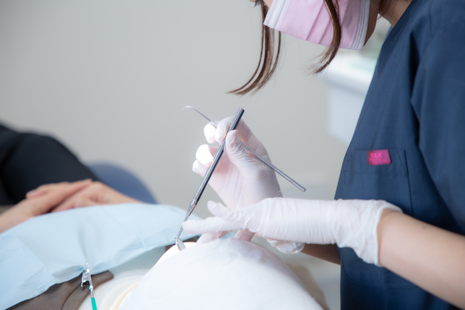 矯正治療の様子