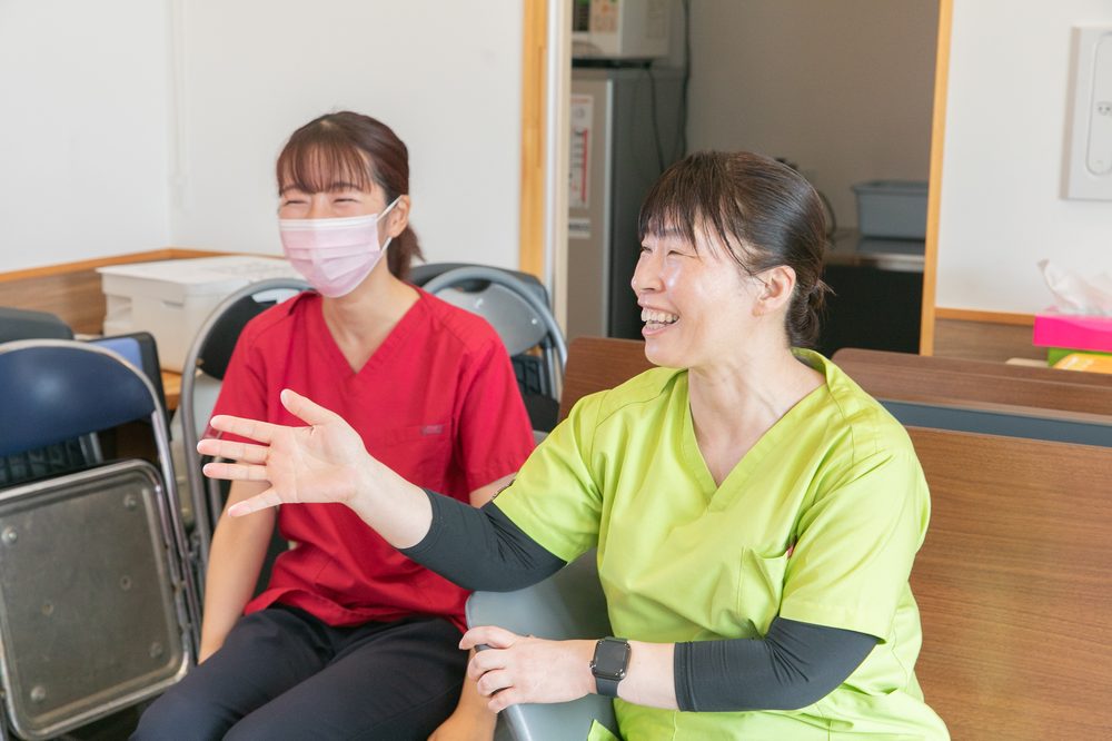 和やかな職場の雰囲気